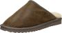 Warmbat Classic Leather Pantoffels Open donkerbruin - Thumbnail 9