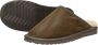 Warmbat Classic Leather Pantoffels Open donkerbruin - Thumbnail 10
