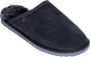 Warmbat Classic Unisex Suede Sloffen Donkerblauw - Thumbnail 13