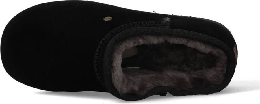 Warmbat Conner Suede Heren Sloffen Zwart