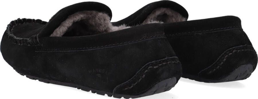 Warmbat Earlod Suede Heren Sloffen Zwart
