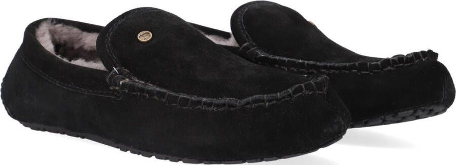 Warmbat Earlod Suede Heren Sloffen Zwart
