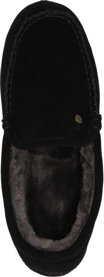 Warmbat Earlod Suede Heren Sloffen Zwart