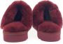 Warmbat Pantoffels Flurry FLS321067 Port Rood - Thumbnail 6