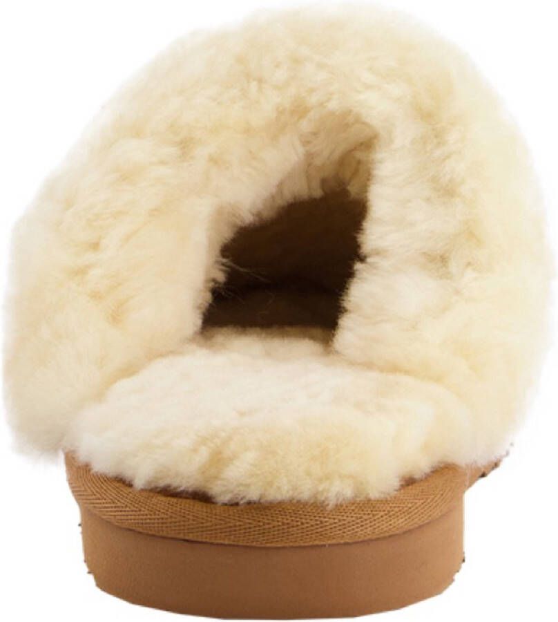 Warmbat Flurry Kinder Sloffen Bruin Crème