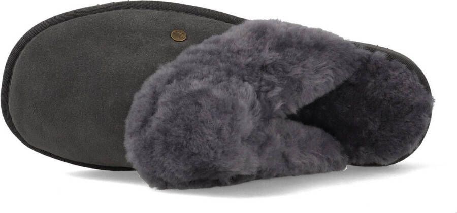 Warmbat Flurry Suede Dames Pantoffels Dark grey