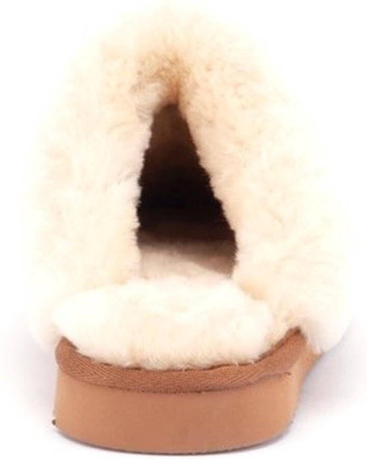 WARMBAT Pantoffels Dames Flurry Maat: 38 Materiaal: Suède Kleur: Cognac - Foto 5