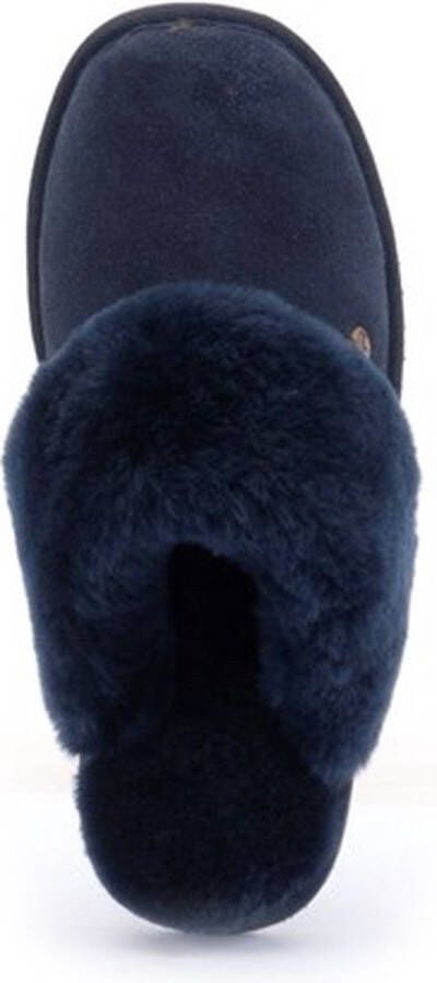 Warmbat Flurry Women Suede Dames Sloffen Donkerblauw