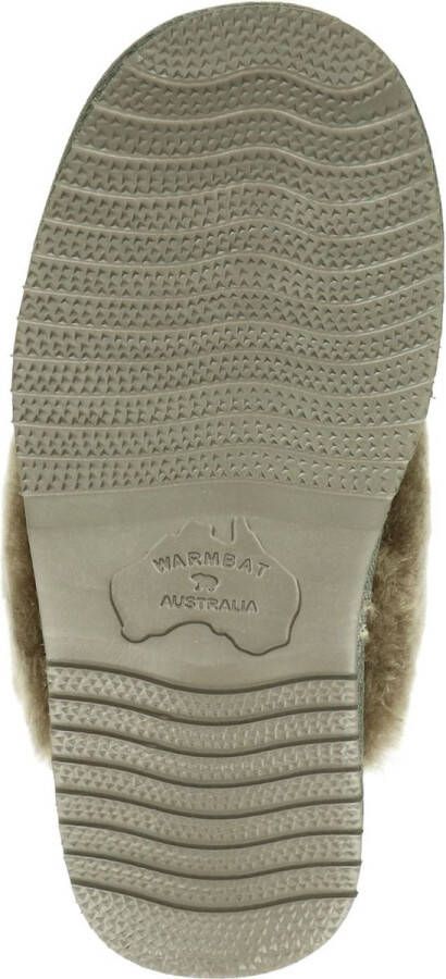 Warmbat Flurry Women Suede Dames Sloffen Taupe