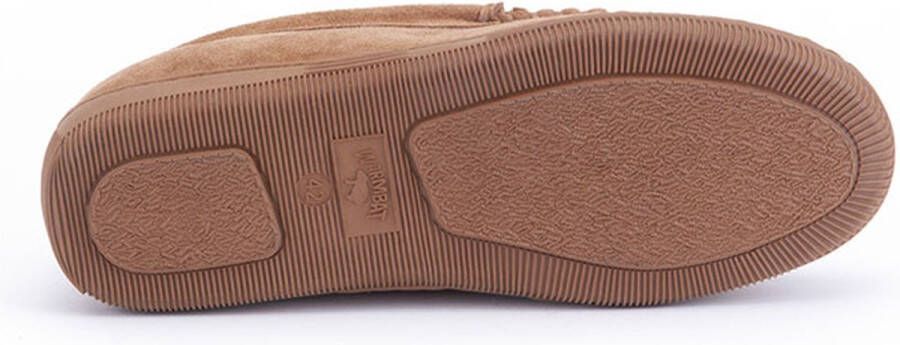 Warmbat Grizzly Mannen Sloffen Cognac