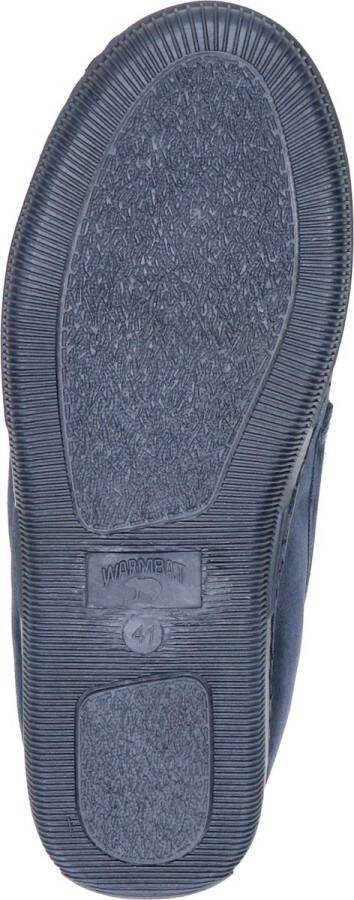 Warmbat Australia Grizzly suède pantoffels donkerblauw - Foto 8