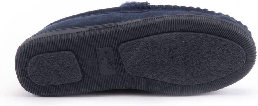 Warmbat Australia Grizzly suède pantoffels donkerblauw - Foto 11