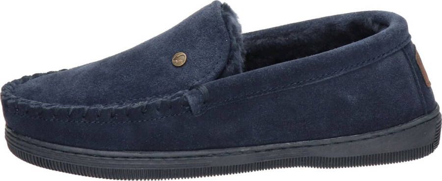 Warmbat Australia Grizzly suède pantoffels donkerblauw - Foto 12