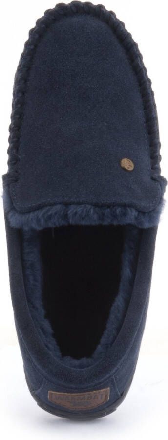 Warmbat Grizzly Mannen Sloffen Donkerblauw