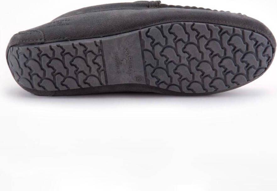 Warmbat Heren Sloffen Donkergrijs
