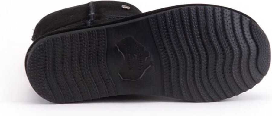 Warmbat Kangaroo Women Suede Zwarte Laarzen
