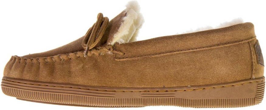 Warmbat Koala Women Suede Dames Sloffen Cognac