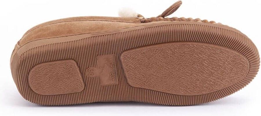 Warmbat Koala Women Suede Dames Sloffen Cognac