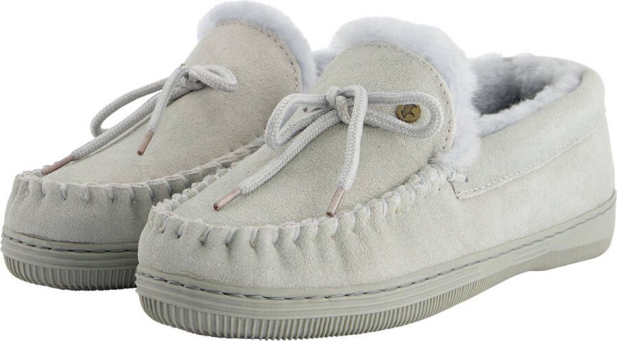 Warmbat Koala Women Suede Ice Blue Grau