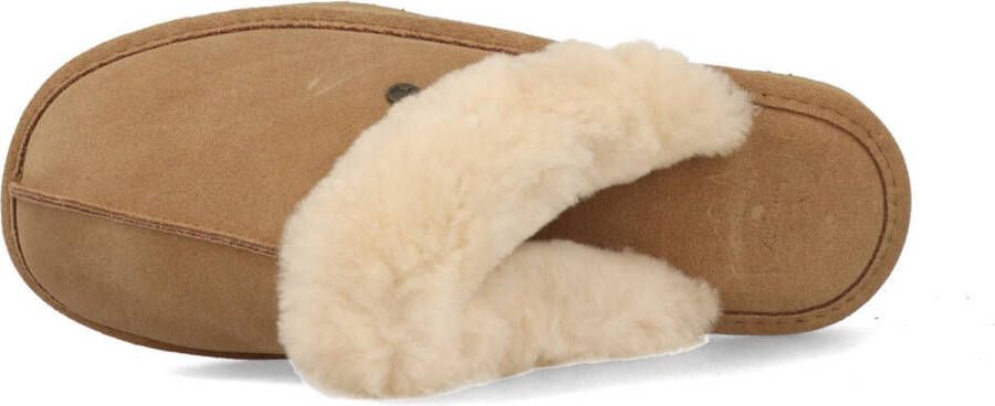 Warmbat Lismore Suede Dames Pantoffels Camel