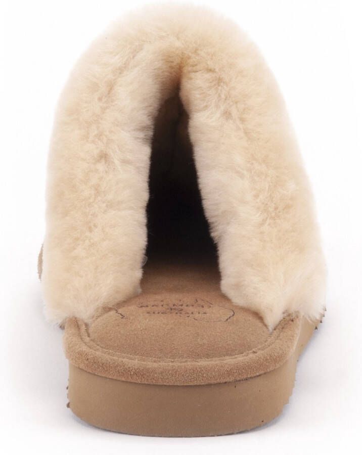 Warmbat Lismore Suede Dames Pantoffels Camel