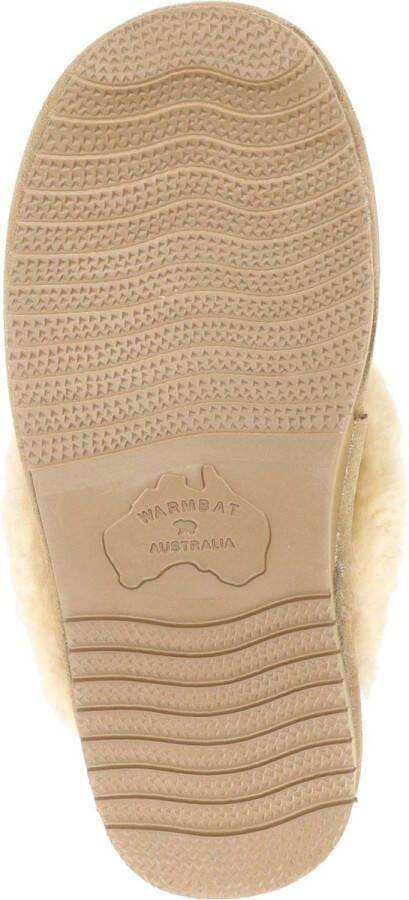Warmbat Lismore Suede Dames Pantoffels Camel