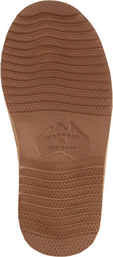 Warmbat Meisjes Sloffen Cognac