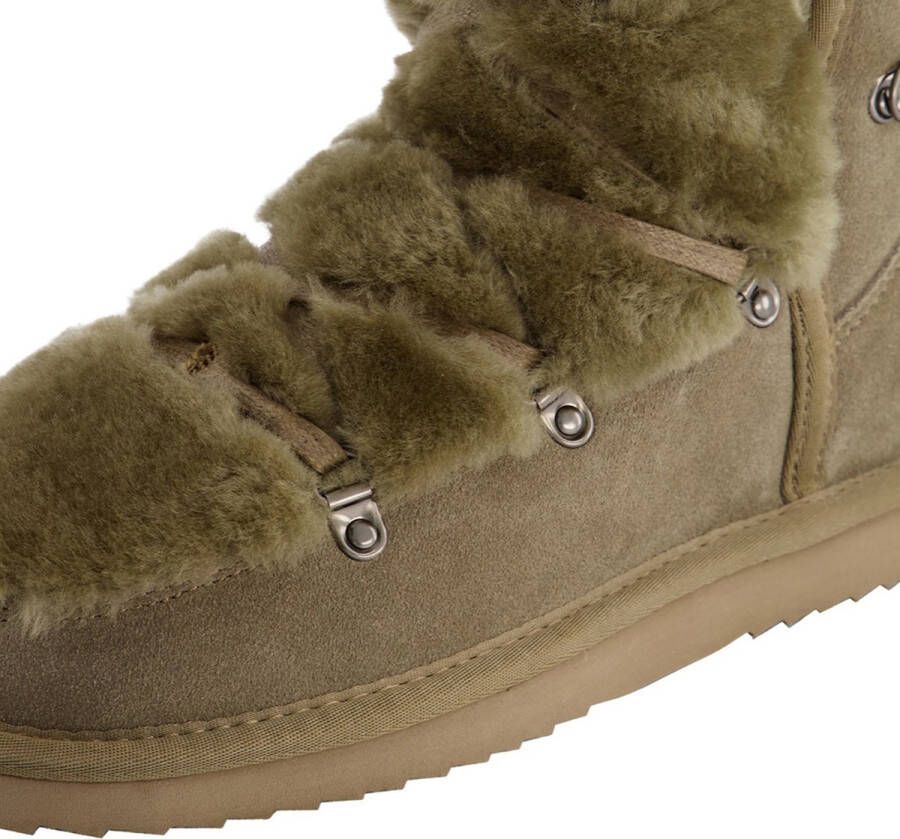 Warmbat Moonbi Dames Laarzen Camel