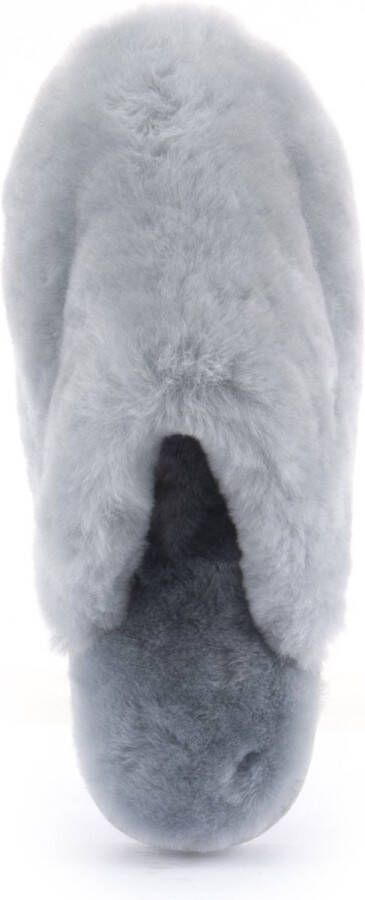 Warmbat Mungo Fur Dames Sloffen Ice blue