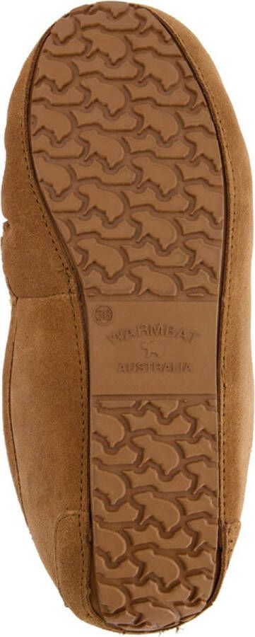 Warmbat Nowra Women Suede Dames Sloffen Cognac