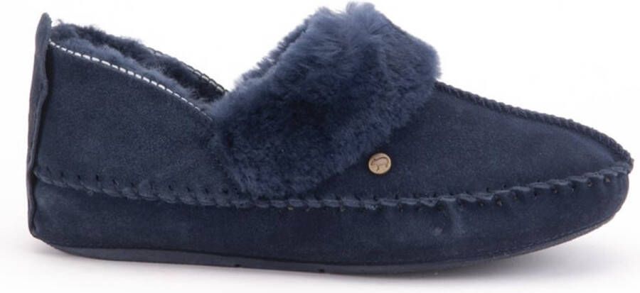 Warmbat Pantoffel Barrine BAR3410 Blauw