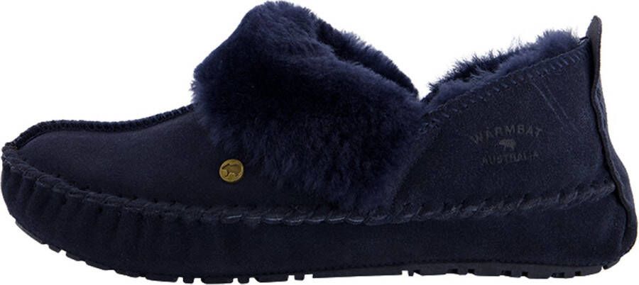 Warmbat Pantoffel Barrine BAR3410 Blauw