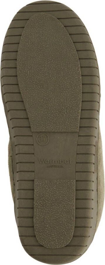 Warmbat Pantoffel Koala KLA3410 Olive Groen