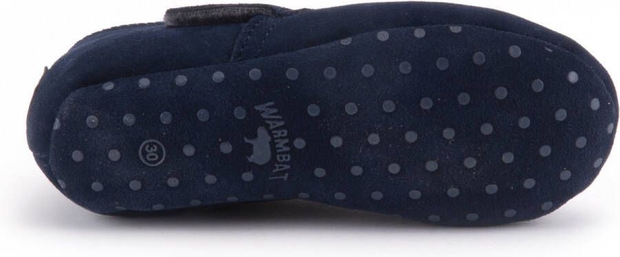 Warmbat Paroo Kinder Sloffen Donkerblauw