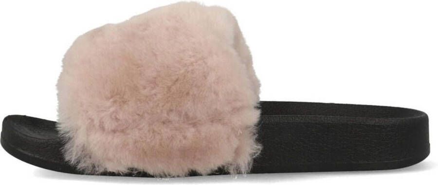 Warmbat Slippers Vrouwen lichtroze zwart