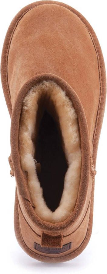 Warmbat Wallaby Kids Suede Boot Cognac