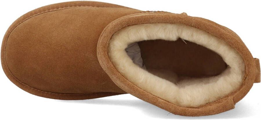 Warmbat Wallaby Suede Boot Dames Laarzen Cognac