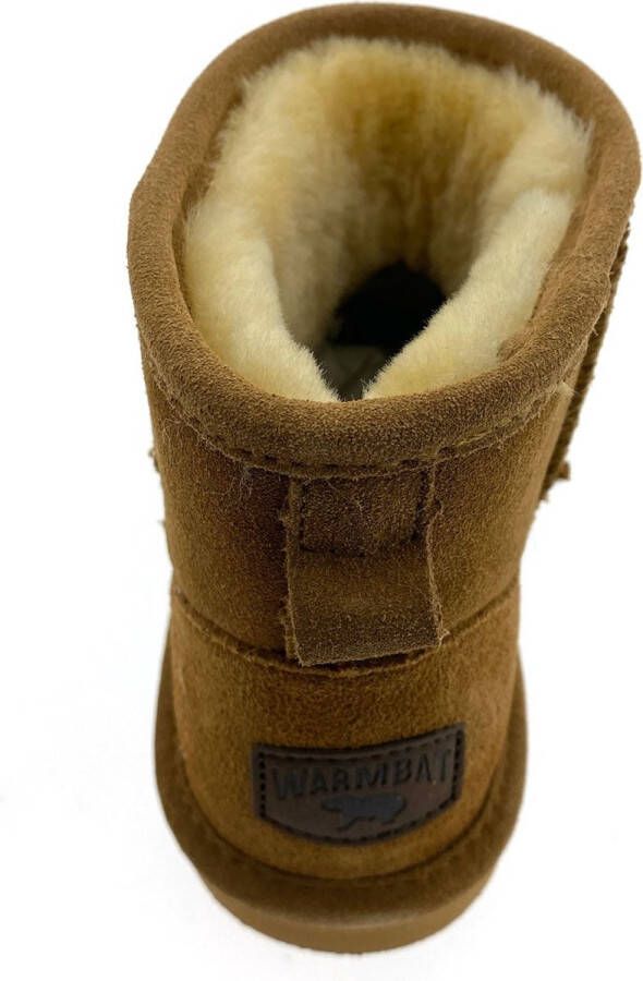 Warmbat Wallaby Suede Boot Dames Laarzen Cognac