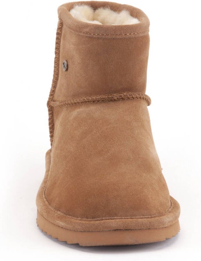 Warmbat Wallaby Suede Boot Dames Laarzen Cognac