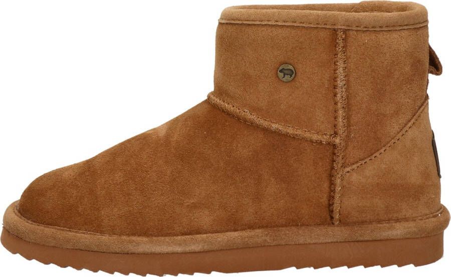 Warmbat Wallaby Women Suede Boot Dames Laarzen Cognac