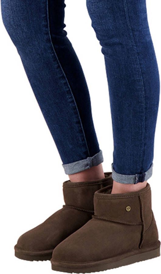 Warmbat Wallaby Women Suede Boot Dames Laarzen Taupe