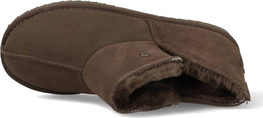 Warmbat Willow Suede Dames Sloffen Pebble