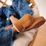 Warmbat Australia Willow suède pantoffels cognac kids Bruin Jongens Meisjes Suede 35 - Thumbnail 15