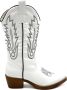 Weloveshoes Cyber Monday Deal Dames Cowboylaarzen met Hak Imitatieleer Wit - Thumbnail 3