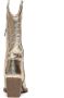 Weloveshoes Cyber Monday Deal Dames Cowboylaarzen met Hak Imitatieleer Goud - Thumbnail 4