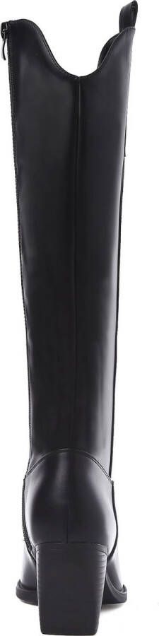 Weloveshoes Cyber Monday Deal Dames Laarzen met Hak Imitatieleer Zwart - Foto 3