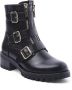 Weloveshoes SmileFavorites® Biker boots met Hak Imitatieleer Zwart - Thumbnail 2