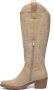 Weloveshoes Black Friday Deal Dames Cowboylaarzen met Hak Imitatieleer Taupe Khaki - Thumbnail 4