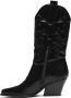 Weloveshoes Cyber Monday Deal Dames Cowboylaarzen met Hak Imitatieleer Zwart - Thumbnail 5