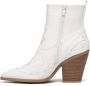 Weloveshoes Cyber Monday Deal Dames Cowboylaarzen met Hak Kort Imitatieleer Wit - Thumbnail 2